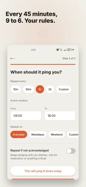 Pingo: Recurring Reminders screenshot 3