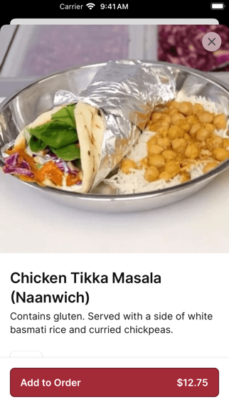 The Twisted Indian iPhone screenshot 3 - Food & Drink app