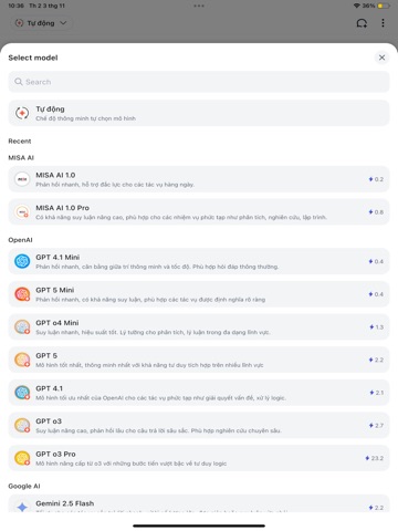 Misaoneai.com: AI for Business iPad screenshot