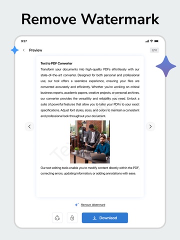 Text to PDF Converter - TXT iPad screenshot