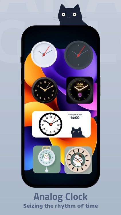 Lucky Widgets: Cute Cat Themes