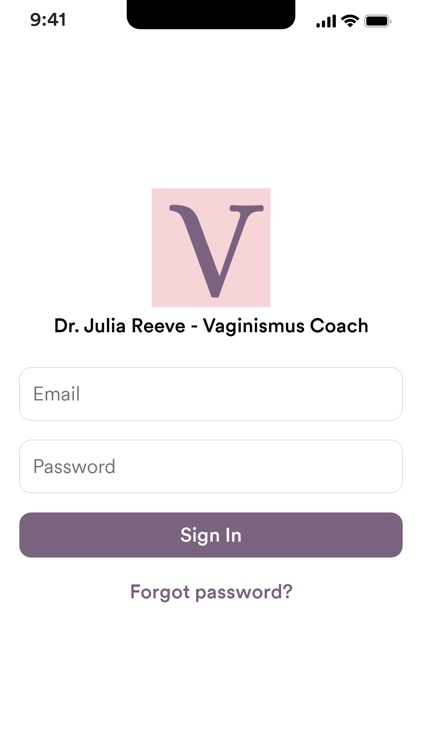 Vaginismus with Dr Julia Reeve
