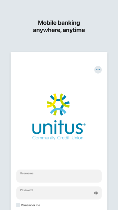 Unitus Community Credit Union iPhone screenshot 1 - Finance app