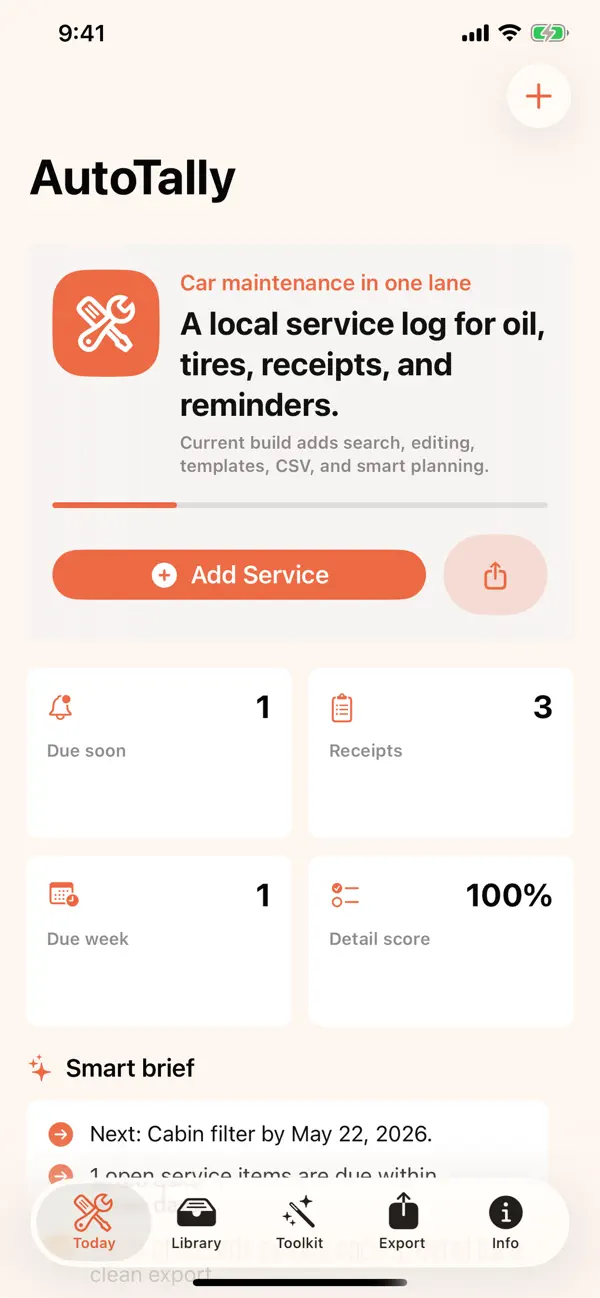 Screenshot #1 pour Auto Tally App
