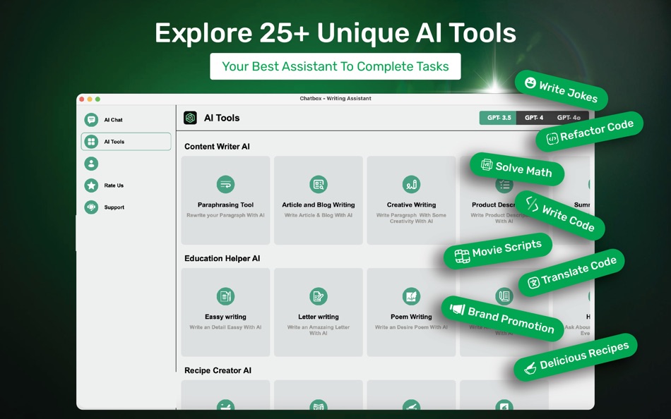 #2. Chatbot : AI Chat Assistant . (macOS) De: Muhammad Faizan Sadiq