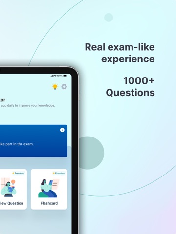 AZ-900 Exam Simulator iPad screenshot