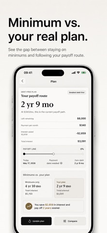 Debt Snowball Calc: Pact screenshot