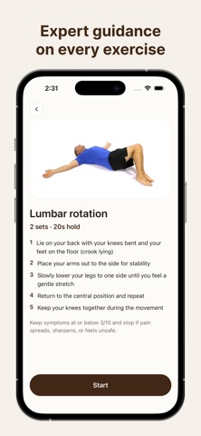 Mended - AI Physio Video Call iPhone screenshot