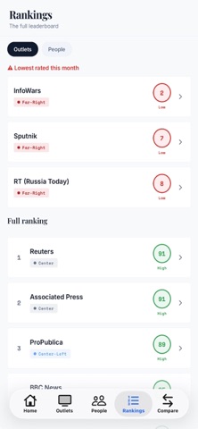 Media Truth Tracker Screenshot 8 of 10