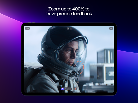 Frame.io iPad screenshot 4 - Photo & Video app