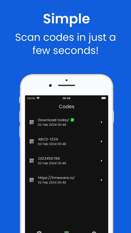 Simple QR Barcode Scanner