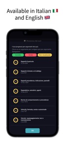Italian Driving Exam Quiz screenshot