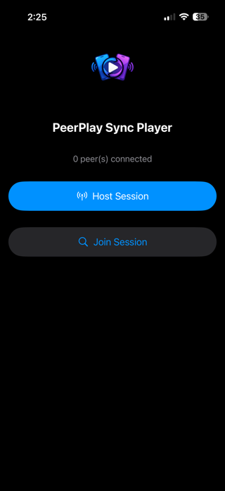 PeerPlay Sync Player Screenshot 2 of 4
