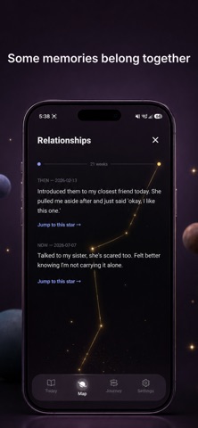 Hidden Self: Life Star Map iPhone screenshot