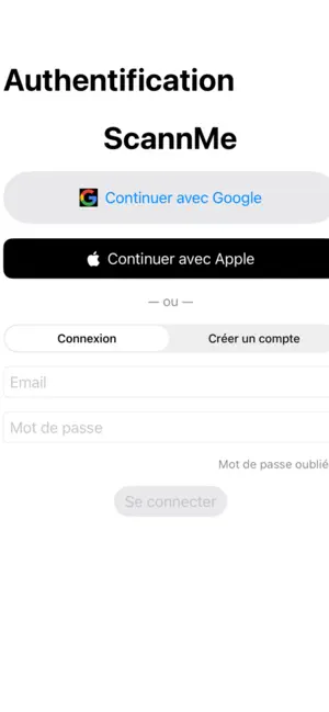 ScannMe Présences par QR Code screenshot 1