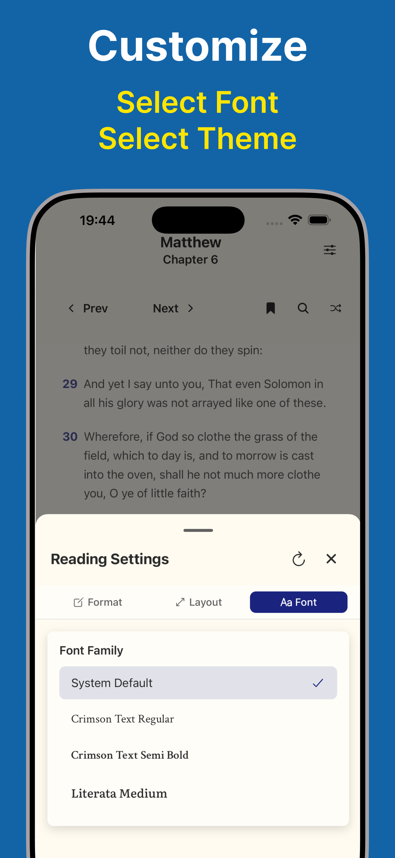 Bible In One Year. screenshot 6