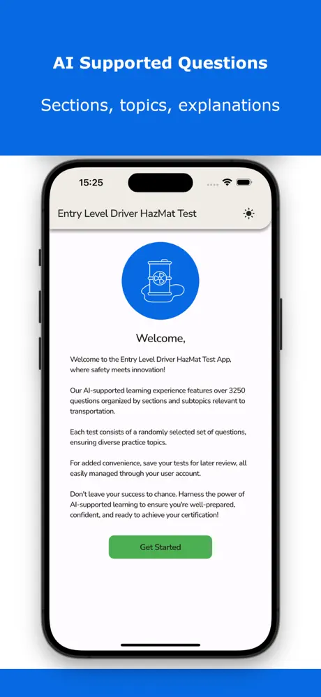 CDL Hazmat Practice Test Screenshot 2