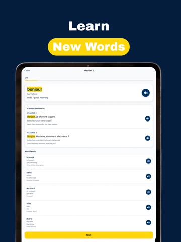Lingozard - Learn a Language iPad screenshot