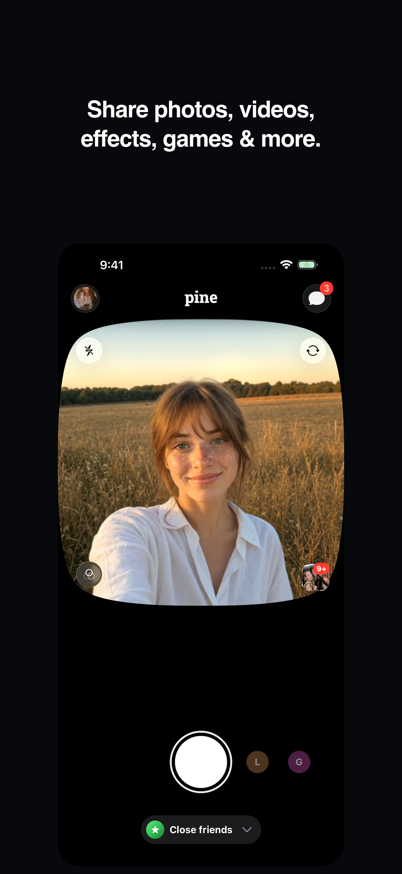 Pine — Close Friends Widget screenshot 2