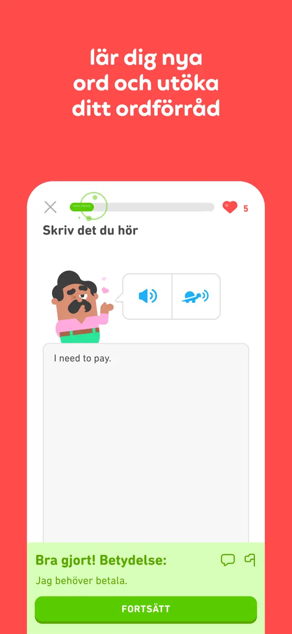 Duolingo: Language & Chess iOS Mod IPA screenshot 5 - iOS app interface