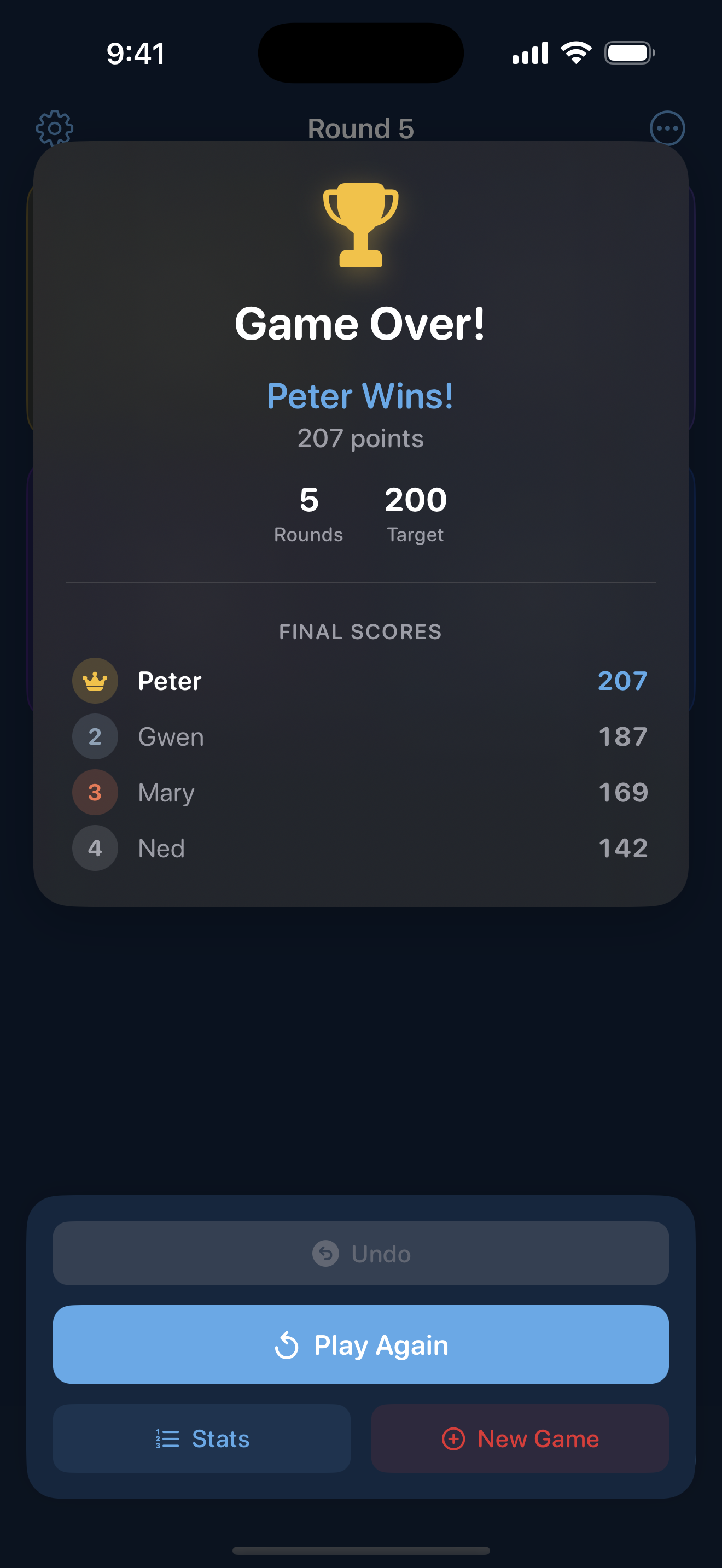 Flipping Seven Calculator screenshot 4