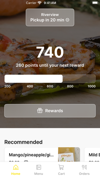 Flavaz Jamaican Grille To Go iPhone screenshot 1 - Food & Drink app