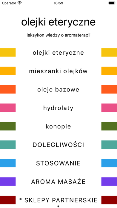 Olejki eteryczne Screenshot