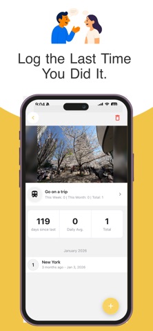 Last Time Tracker: itsuburi Screenshot 3 of 5