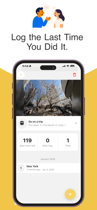 Last Time Tracker: itsuburi Screenshot 3 of 5