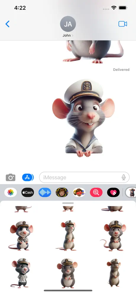 Captain Rat Stickers screenshot 5