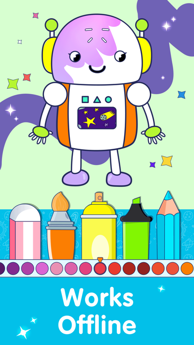 Drawing App Kids Coloring Book Screenshot