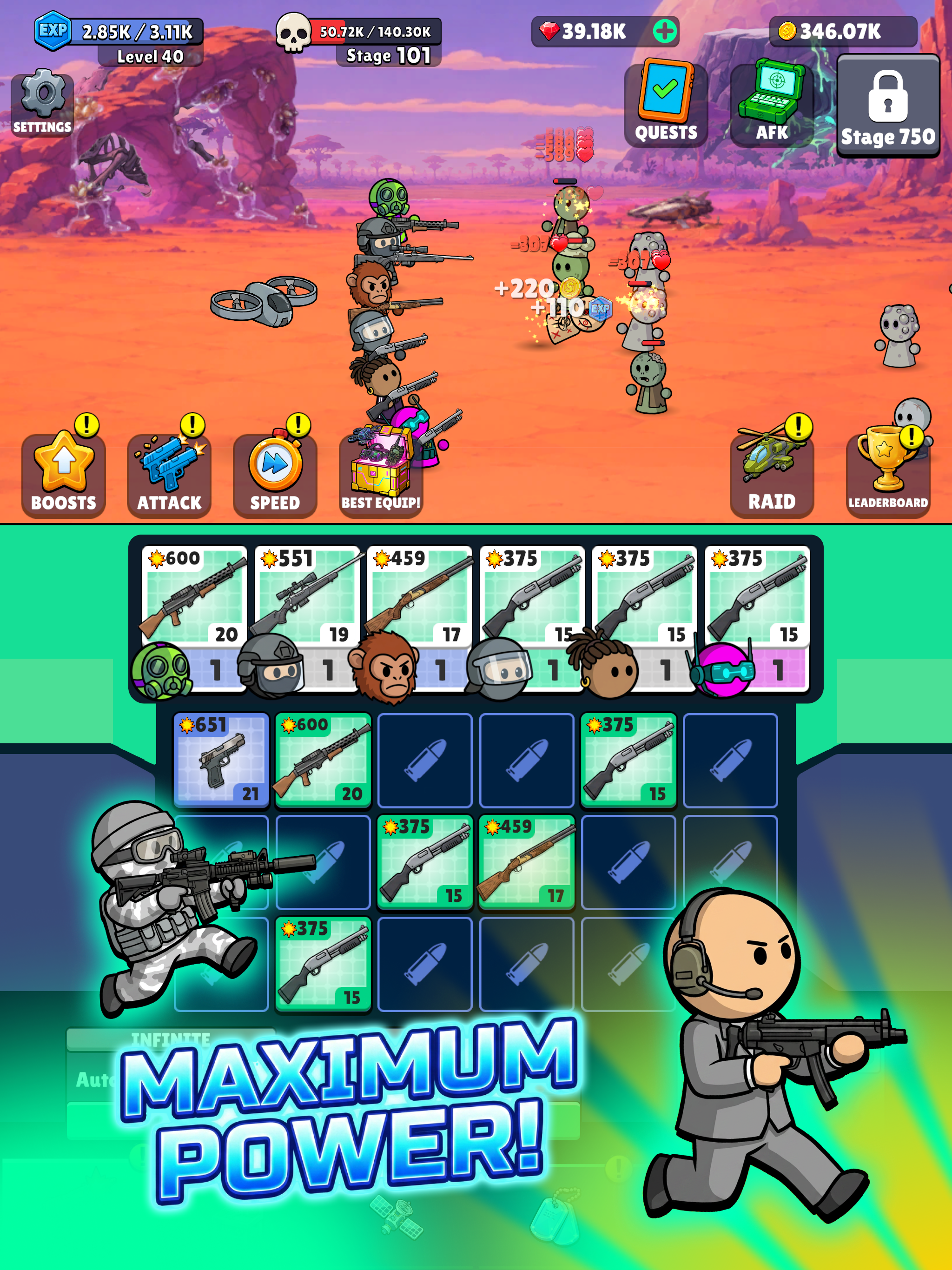 Idle Squad Tactics screenshot 8
