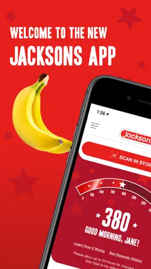 Jacksons Let's Go Rewards iPhone Screenshot 1