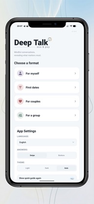Deep Talk. Eco & psy screenshot 1