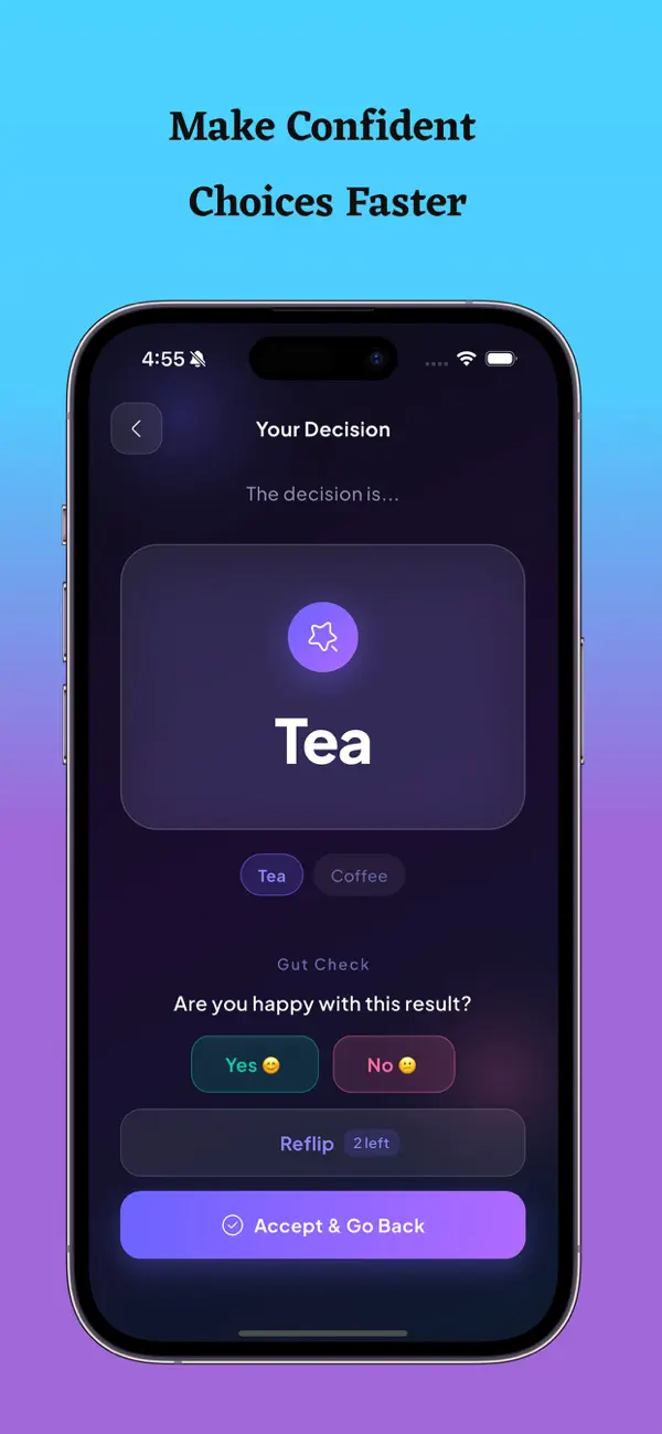 Screenshot #2 pour FlipDecide