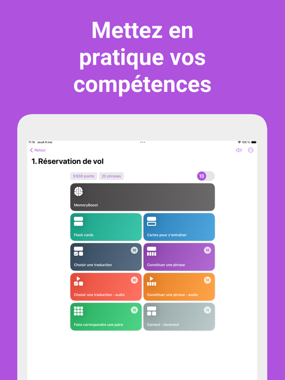 Screenshot #5 pour Phrases - Cours de langues