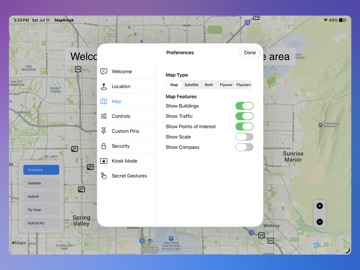 MapKiosk Tablet iPad screenshot
