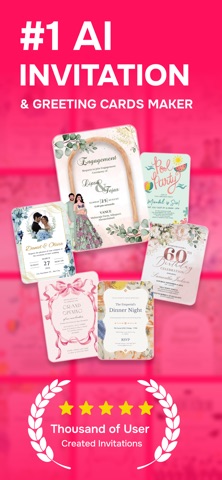AI Invitation Maker - Invite! Screenshot 1 of 6