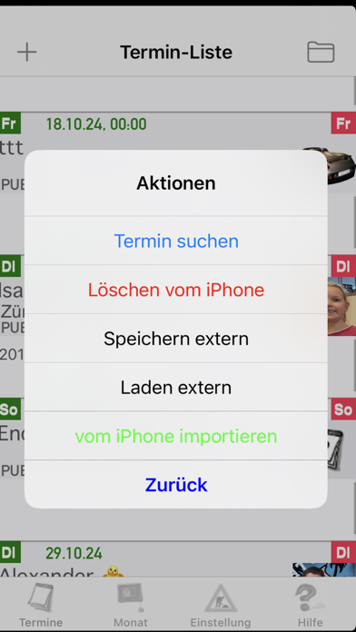 Screenshot #3 pour Termin-Kalender