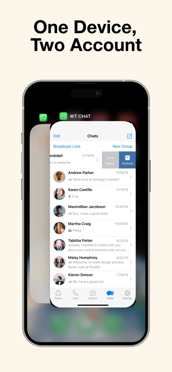 #2. WhatScan : Dual Web Messenger (iOS) Por: Innonexa Tech Private Limited