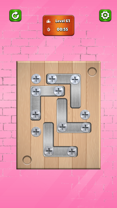 Wood Screw Nuts & Bolts Puzzle Screenshot