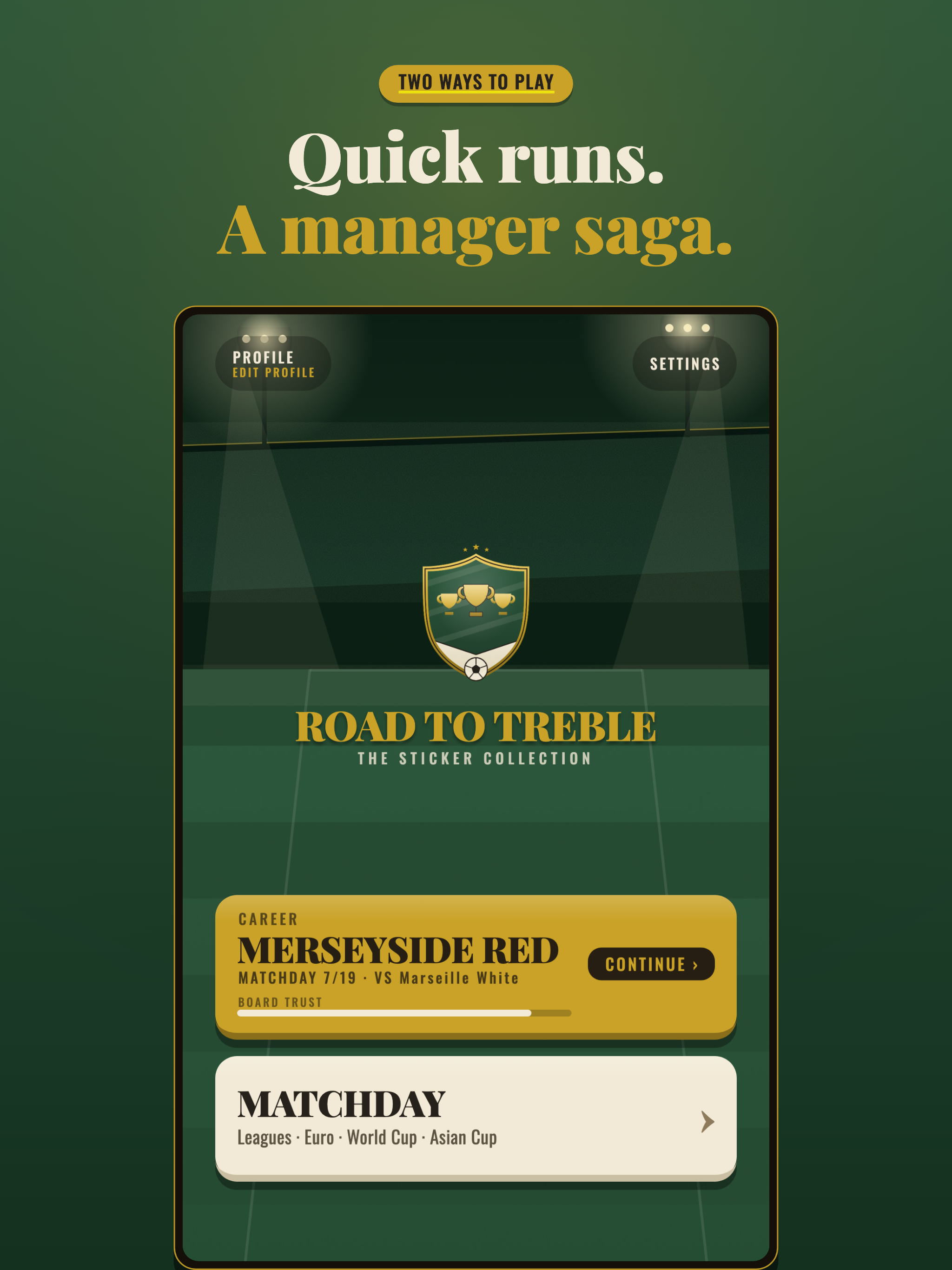 Road to Treble: Football Draft screenshot 15