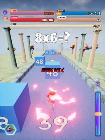 Arithmetic Run iPad screenshot