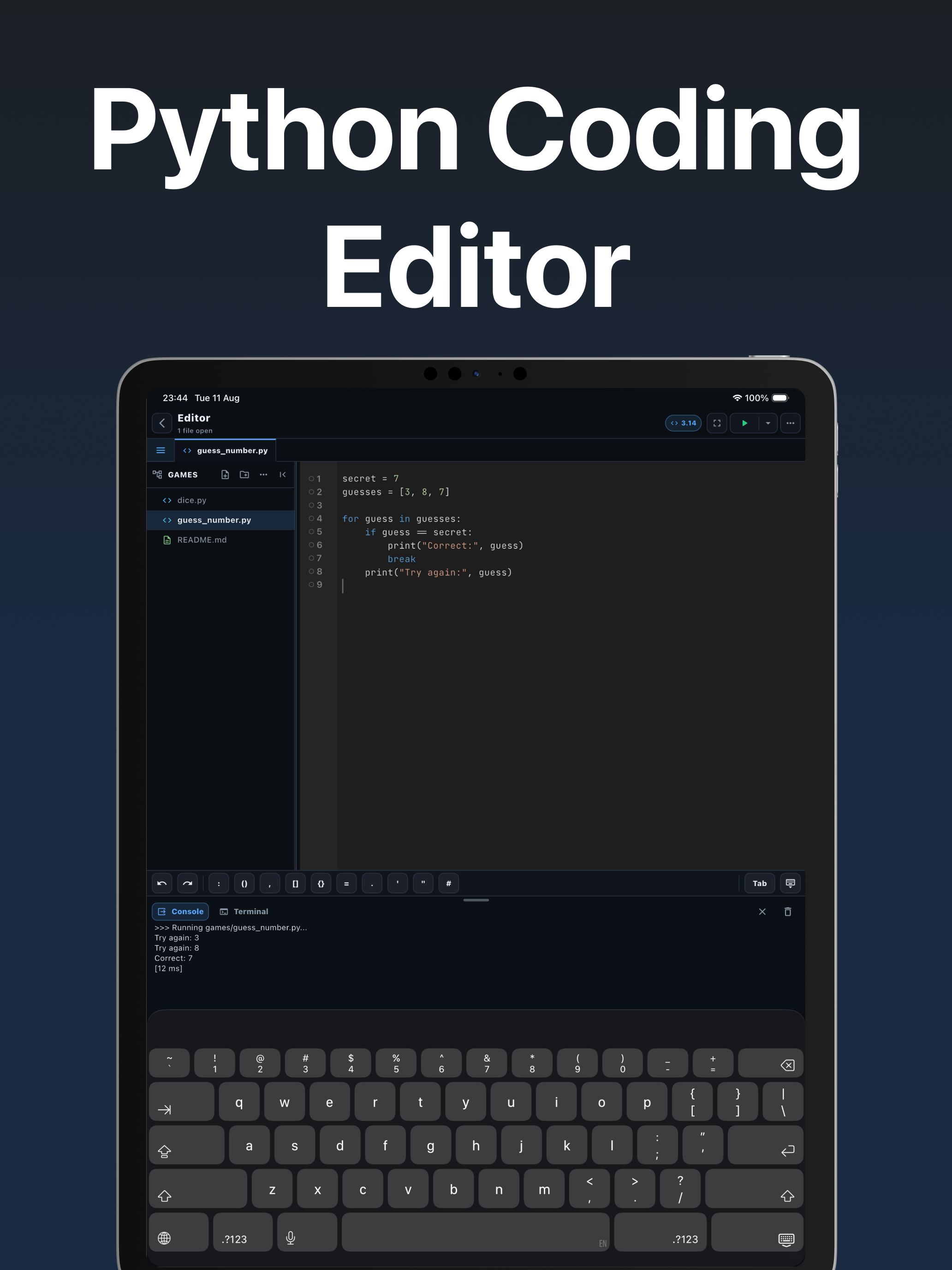 Python Coding Editor screenshot 9