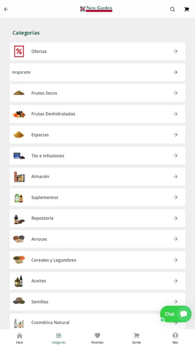 New Garden: Tienda Saludable iPhone screenshot 2
