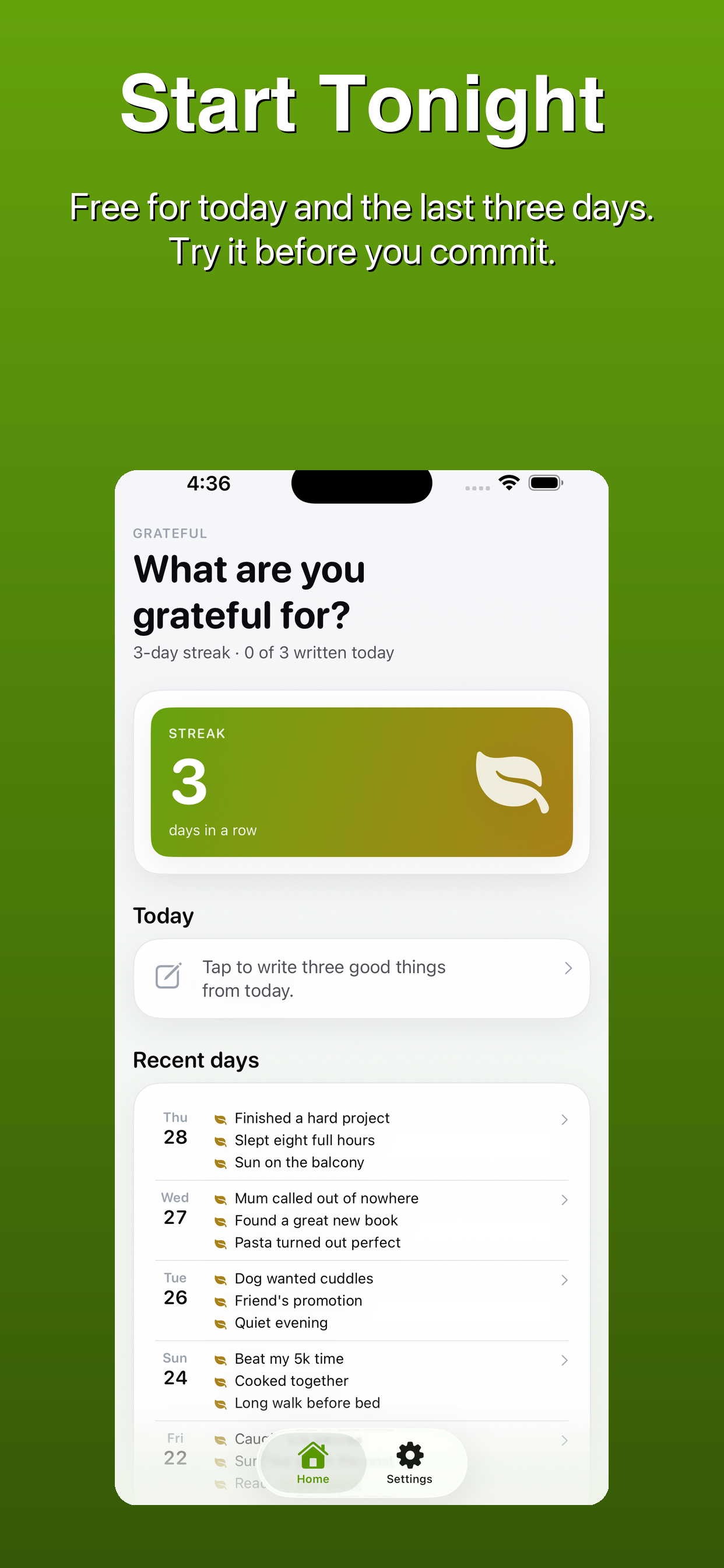 Gratitude Diary Plus screenshot 5