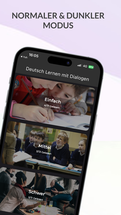 Screenshot #2 pour Deutsch Lernen mit Dialogen