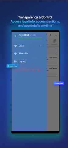 AlgoCRM screenshot