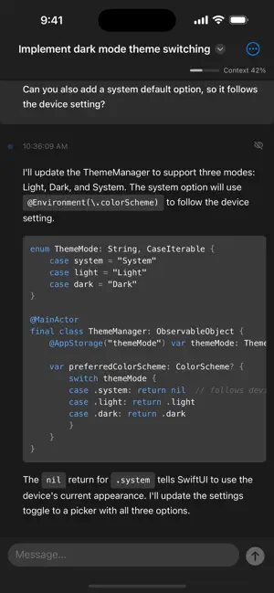 Nimbalyst screenshot 1
