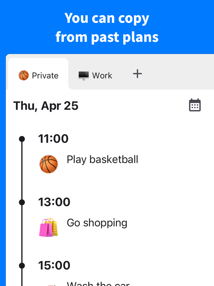 Timeline - Schedule by Hour